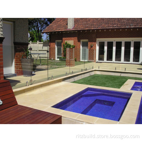 Frameless Glass Railing for Indoor/Outdoor Stairs Stainless Steel Railing Fittings